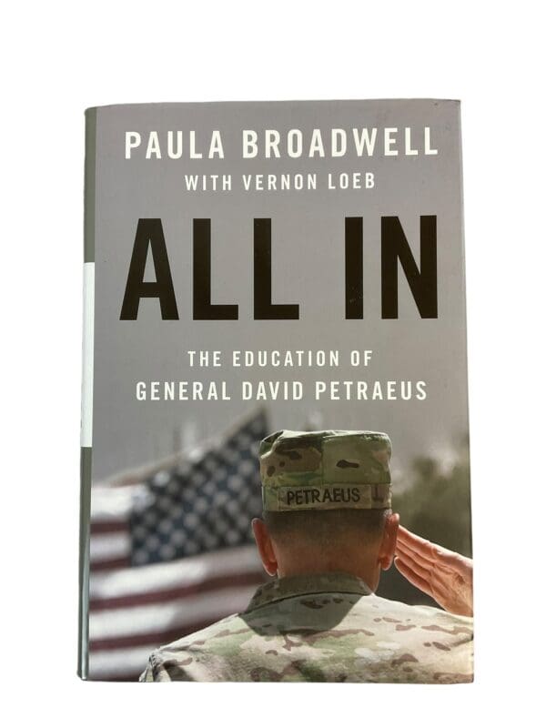 US Army All In The Education of General David Petraeus Hardcover Reference Book