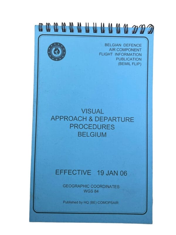 Visual Approach and Departure Procedures Belgium SC Reference Book