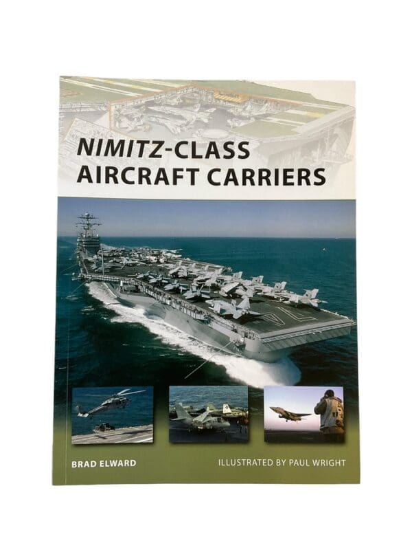 US USN Navy Nimitz Class Aircraft Carriers Osprey Soft Cover Reference Book