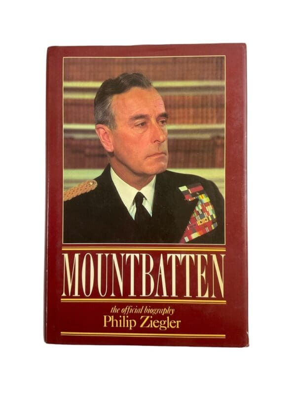 WW2 British Mountbatten Official Biography Ziegler Hardcover Reference Book