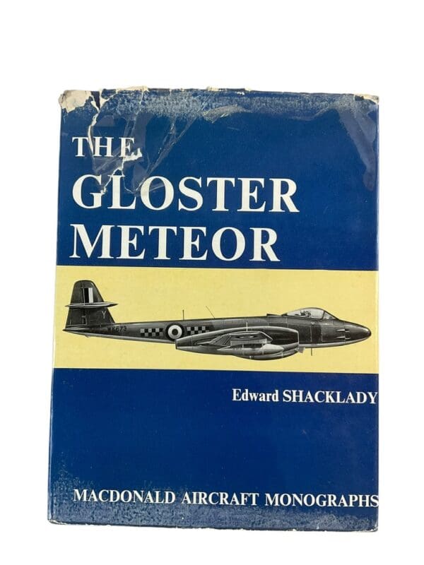 British RAF The Gloster Meteor Edward Shacklady Hardcover Reference Book