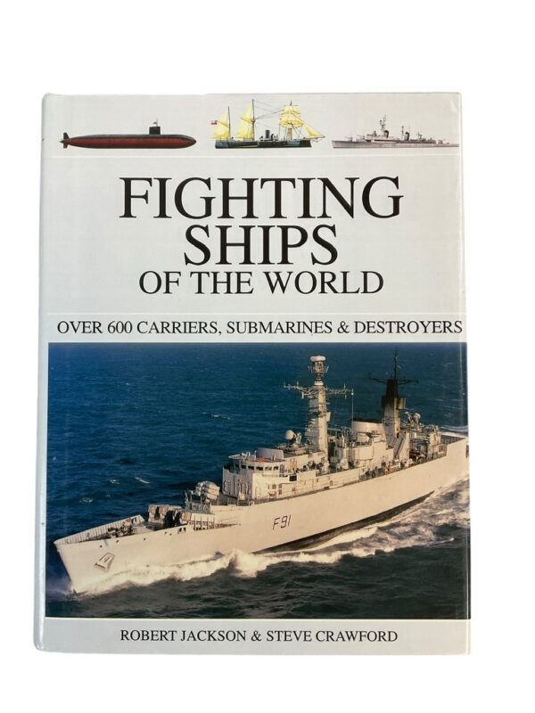 Navy Fighting Ships of the World Jackson and Crawford Hardcover Reference Book