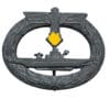 WW2 German Kriegsmarine U-Boat Badge R&S Maker Marked
