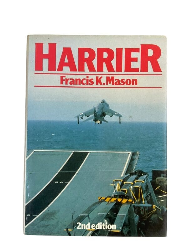 British RAF RN Navy Harrier 2nd Ed Francis K. Mason Hardcover Reference Book