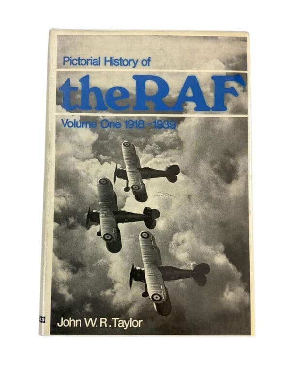 WW2 British Pictorial History of the RAF Vol 1 Taylor Hardcover Reference Book