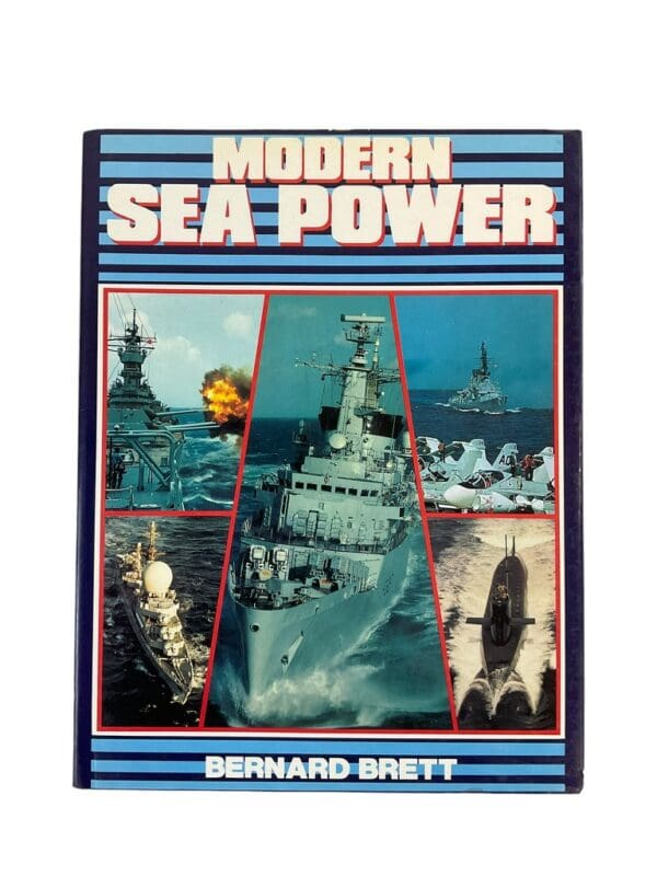 US British Navy Modern Sea Power Bernard Brett Hardcover Reference Book