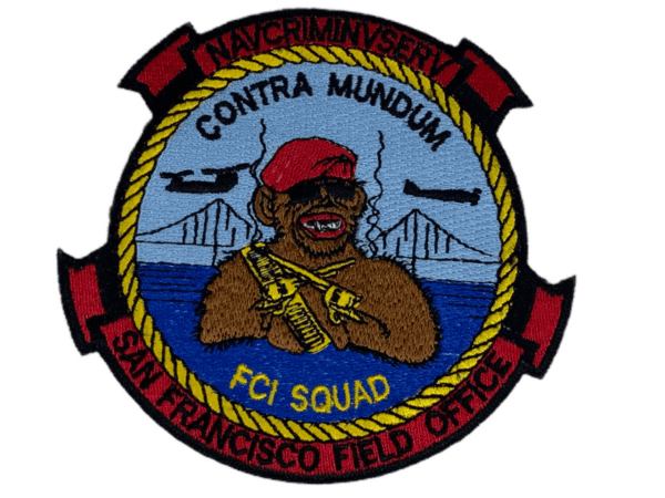 US NAVCRIMINVSERV San Francisco Field Office FCI Squad Patch