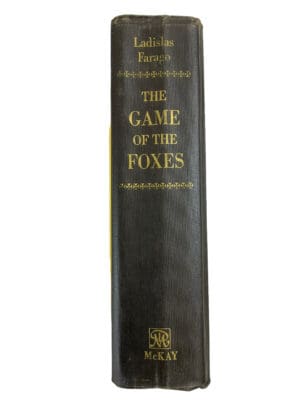 WW2 German Espionage The Game of Foxes Hardcover Reference Book