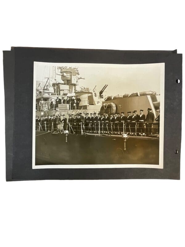 WW2 Canadian RCN Navy Photograph Album Uniforms Ships N.American Travel - Image 19