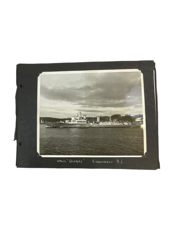 WW2 Canadian RCN Navy Photograph Album Uniforms Ships N.American Travel - Image 16