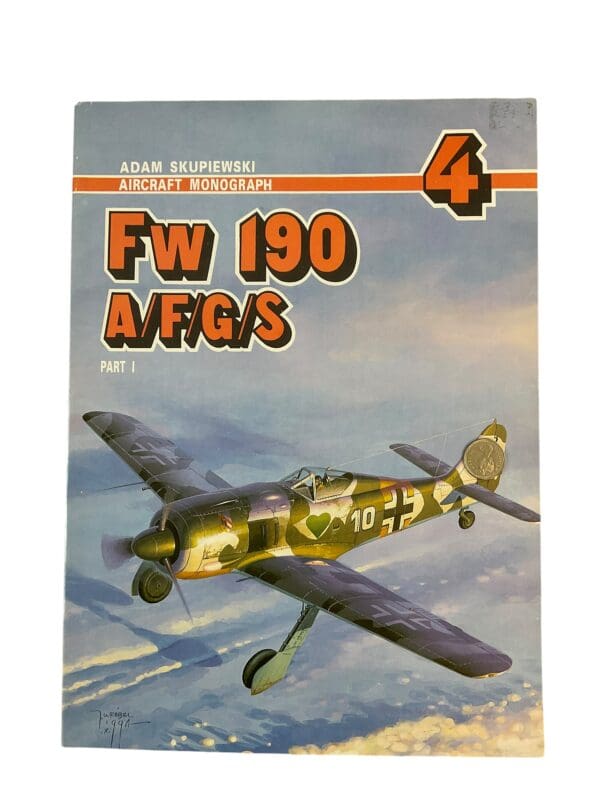 WW2 Germany  FW 190 Monograph 4  Part 1 Reference Book