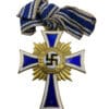 WW2 German Mothers Cross in Gold with Ribbon