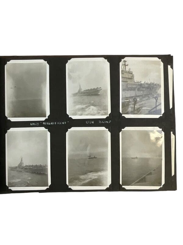 WW2 Canadian RCN Navy Photograph Album Uniforms Ships N.American Travel - Image 5