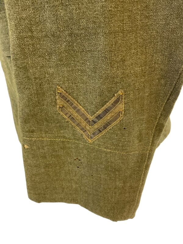 WW1 US AEF Air Service Corporal Signals Collar Disc Other Ranks Tunic Initialed - Image 8