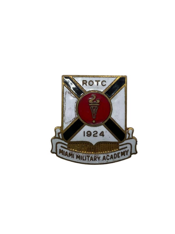 US Army DUI Miami Military Academy ROTC Collar Insignia