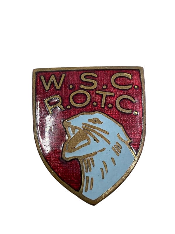 US Army DUI Wayne State College ROTC Collar Insignia