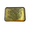 WW2 Canadian Navy RCN Ration Tin with Contents