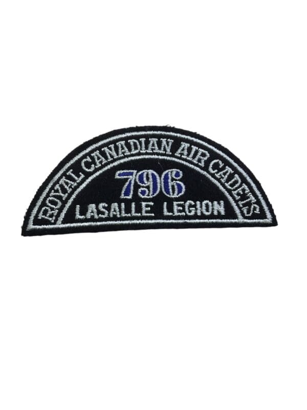 Canadian RCAC Air Cadets 796 Lasalle Legion Shoulder Title Insignia Patch