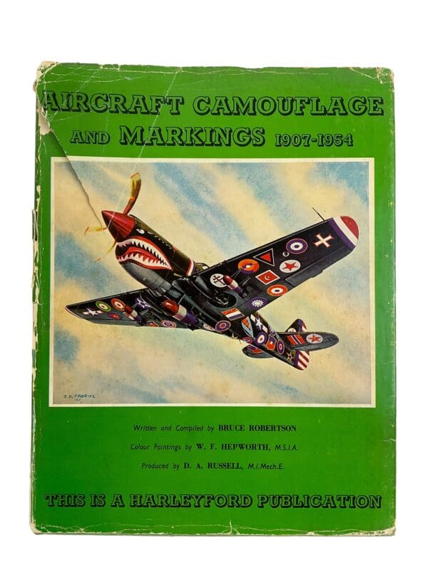 WW1 WW2 British US German Aircraft Camouflage and Markings 1907 to 1954 Harleyford Reference Book