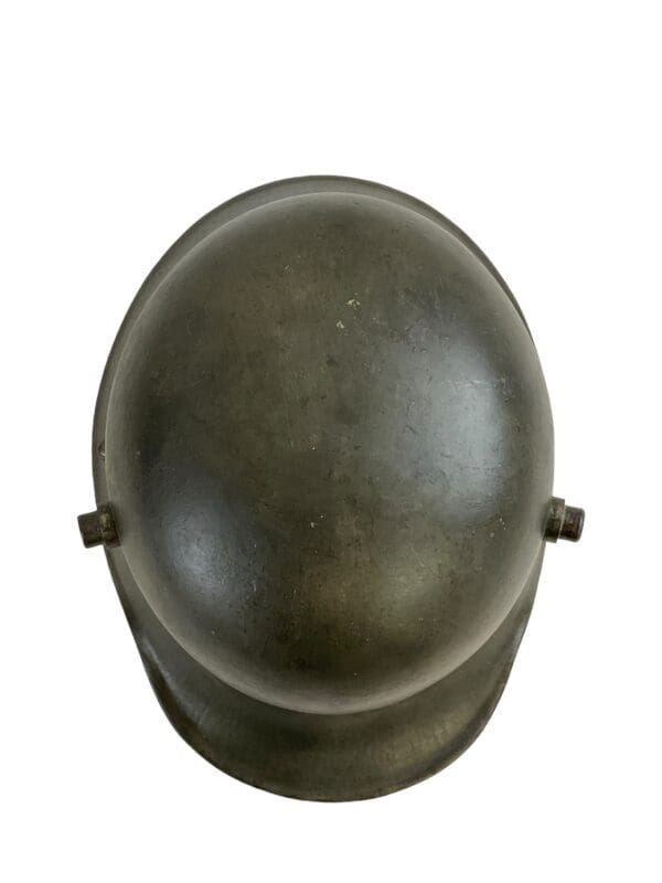 WW1 Imperial German M16 Steel Helmet Battle Damaged George Jarrett Steel Pier