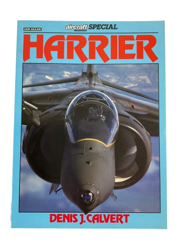 British RAF Aircraft Special Illustrated Harrier Softcover Reference Book