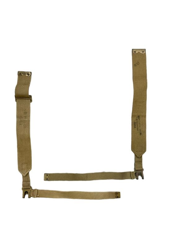 WW2 Canadian P37 Webbing L Straps Pair