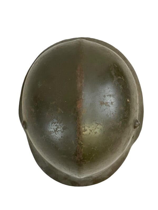 WW2 Bulgarian Steel Helmet Type C with National Shield - Image 3