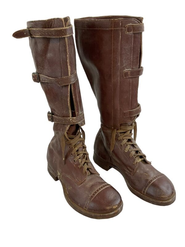 WW2 US Philippines Scout Named High Boots Size 8D - Image 7