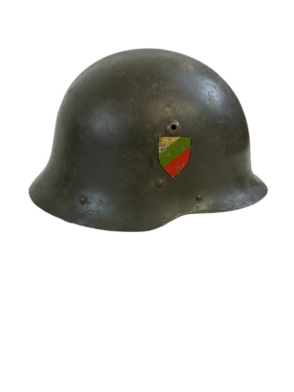 WW2 Bulgarian Steel Helmet Type C with National Shield