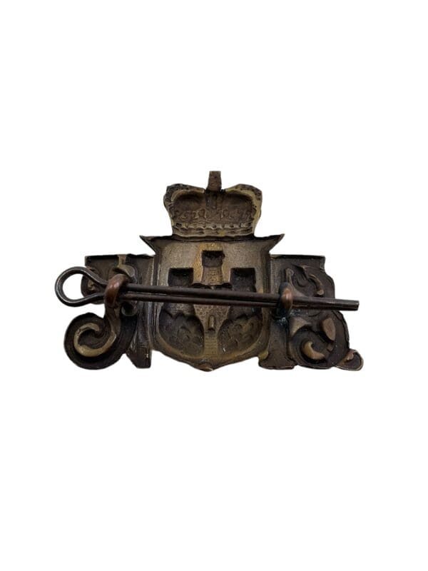 British Edinburg City Artillery Volunteer Corps Cap Badge