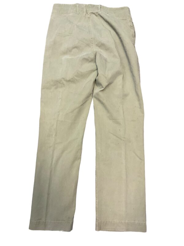 WW2 Canadian Tropical Tan Cotton Trousers Pants Size 26