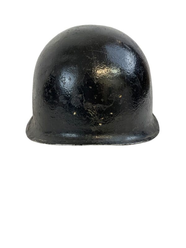 WW2 US M1 Steel Helmet Front Seam Fixed Bail with Cut Down Liner