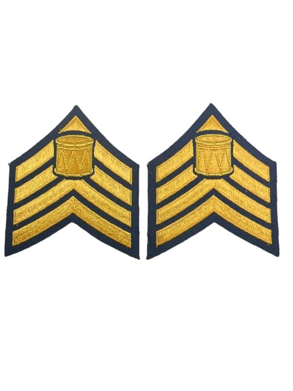 Canadian Forces RCAF Drum Major Rank Insignia Pair