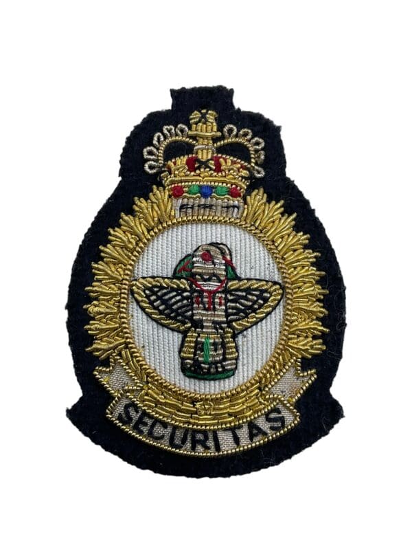 Canadian Forces Military Police MP Officers Bullion Wire Cap Badge