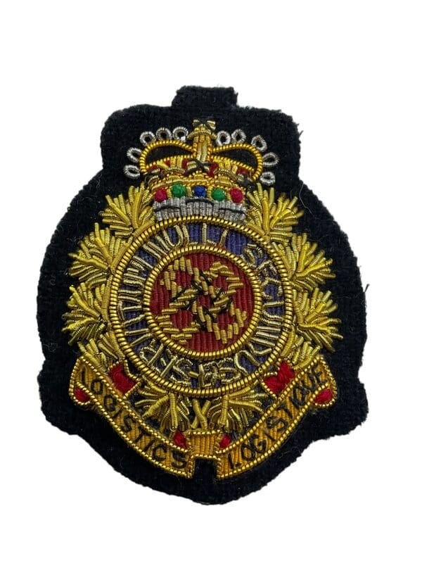 Canadian Forces Logistics Officers Cap Badge Bullion Wire