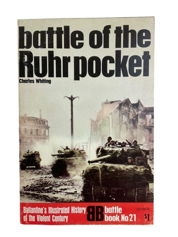 WW2 US Battle of the Ruhr Pocket Ballantine's Battle No 21 Softcover Reference Book