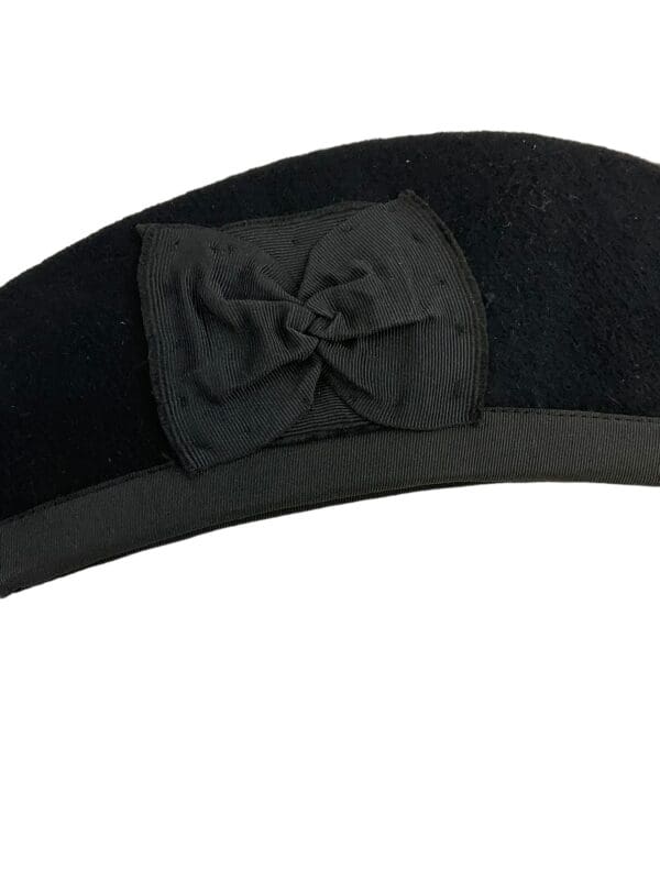 British Scottish Highland Pipers Black Glengarry Cap Hat 7 1/8 - Image 3