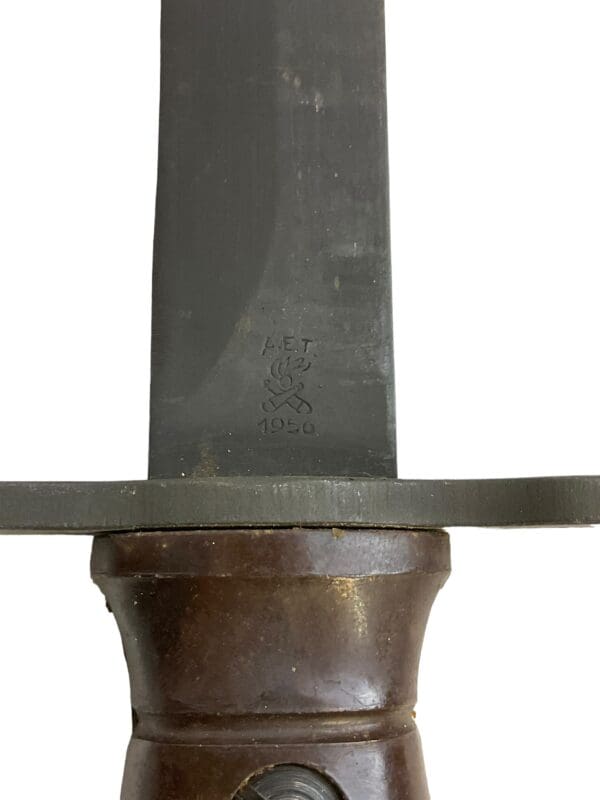 Italian Italy M1 Carbine Bayonet 1956 Dated with Scabbard - Image 3