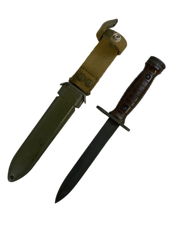 Italian Italy M1 Carbine Bayonet 1956 Dated with Scabbard