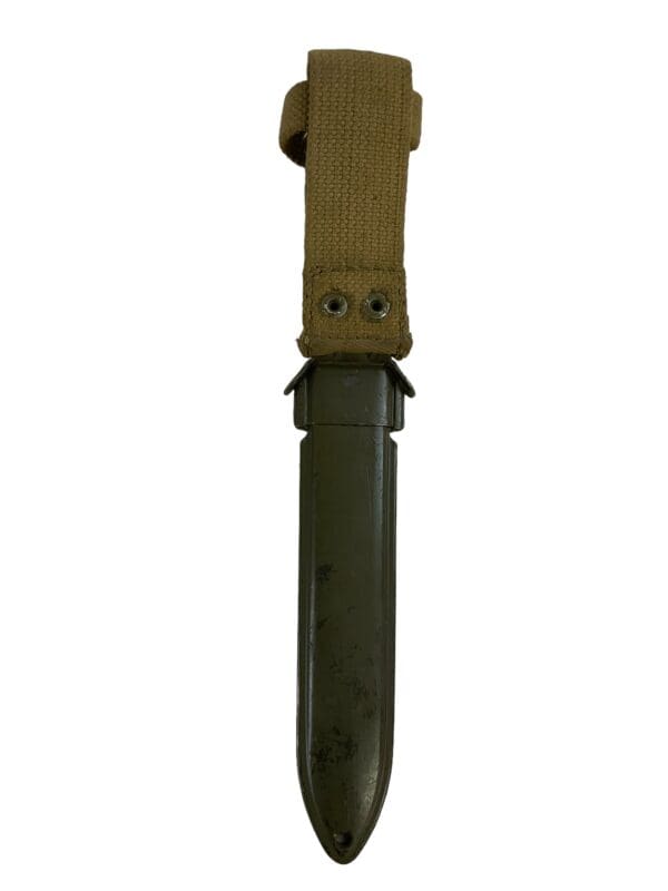 Italian Italy M1 Carbine Bayonet 1956 Dated with Scabbard - Image 7