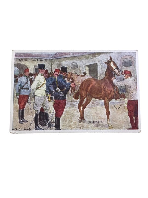 WW1 Austro Hungarian Cavalry Postcard