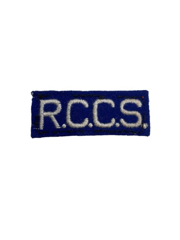 WW2 Canadian RCCS Signals Insignia Single