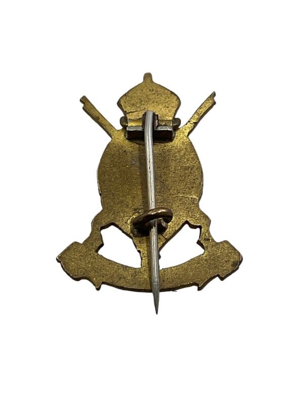 WW2 British 4th Dragoon Guards Carabinners Lapel Badge