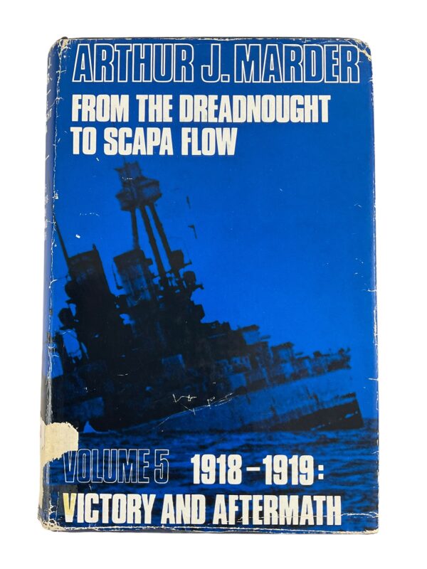 WW1 British RN Navy From the Dreadnought to Scapa Flow Vol 5 Hardcover Reference Book