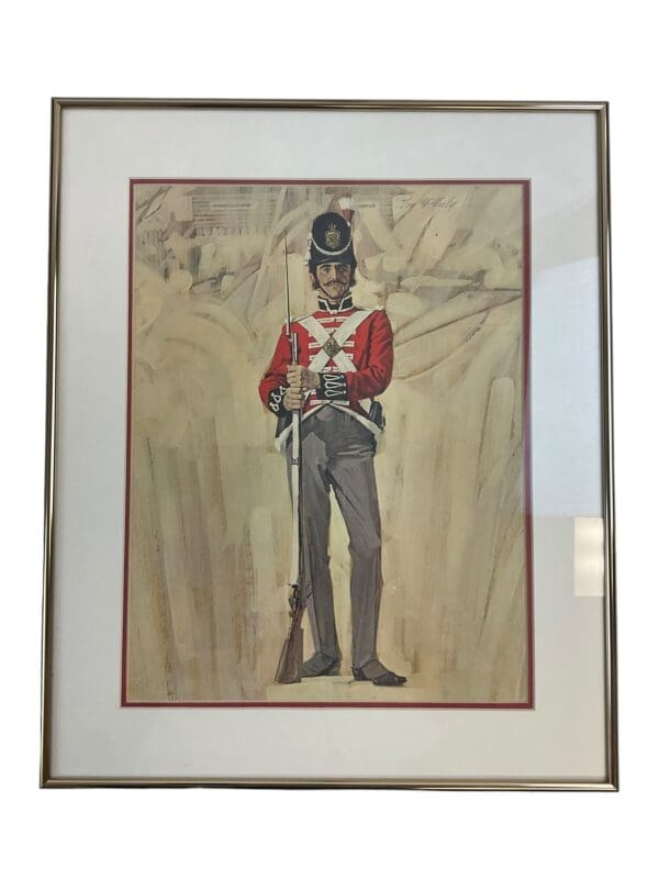 British 8th Kings Regiment Framed Print 20 X 16