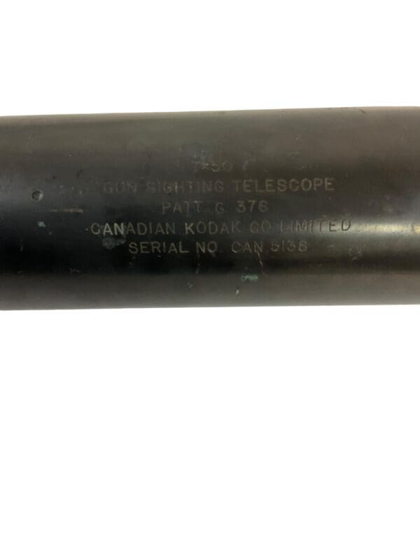 WW2 Canadian Armoured Corps Sherman Tank Sighting Telescope Kodak - Image 7