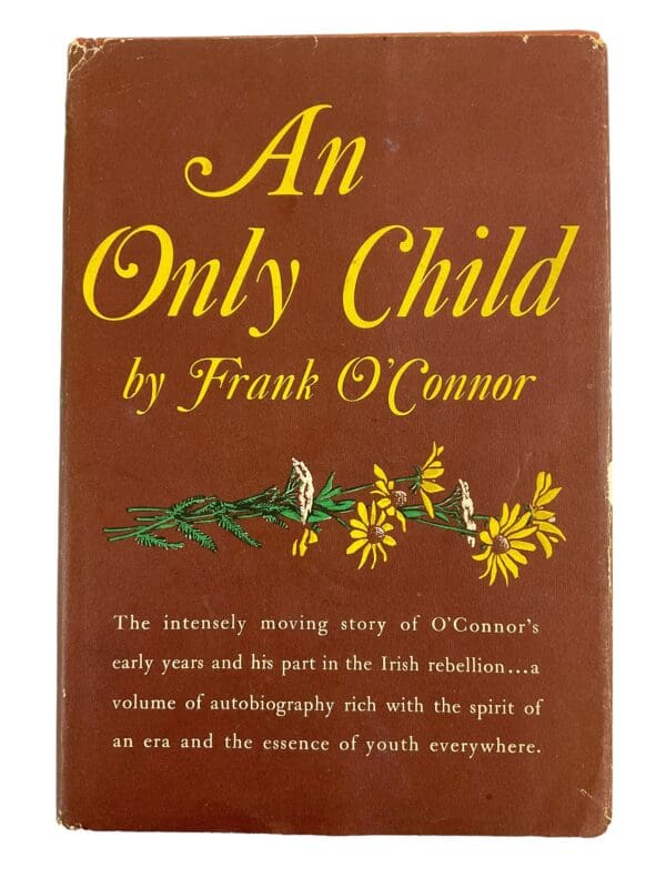 British Irish Uprising An Only Child Frank O'Connor Autobiography Reference Book