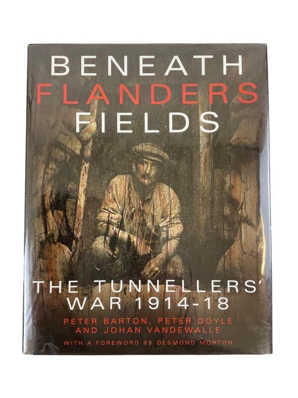 WW1 British BEF Beneath Flanders Fields Hardcover Reference Book