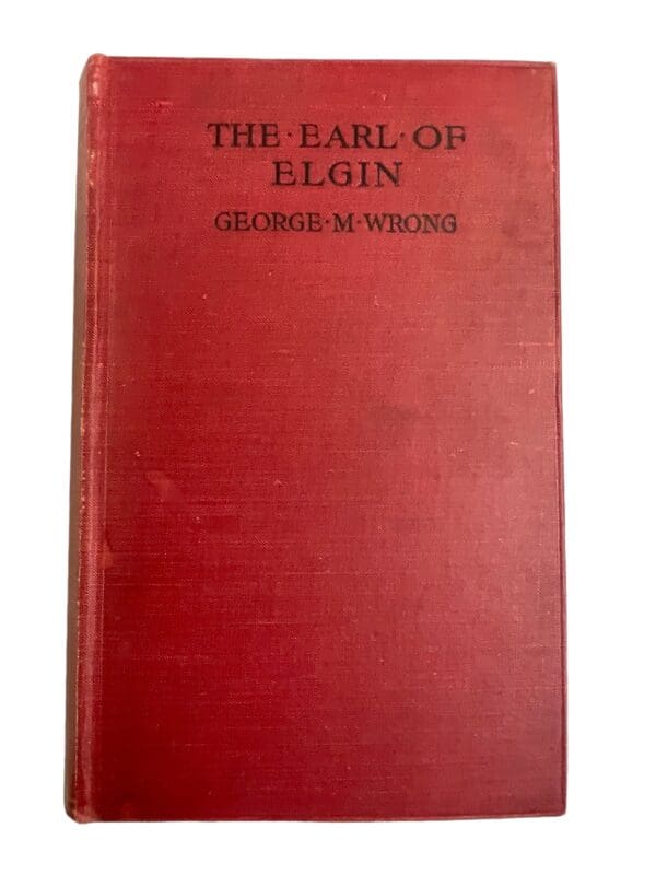 British The Earl of Elgin Hardcover Reference Book