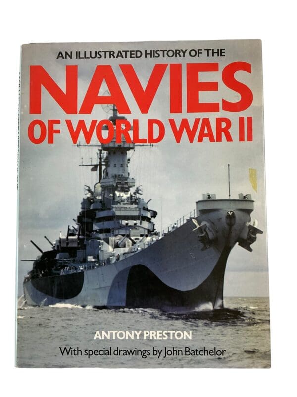 WW2 US British German An Illustrated History of the Navies of WW2 Hardcover Reference Book